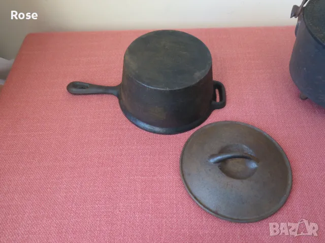 ЧУГУНЕНИ ТЕНДЖЕРИ,с чугунени капаци, снимка 6 - Съдове за готвене - 49279886