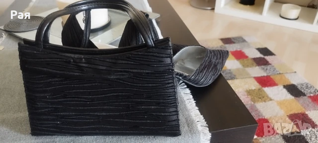 Комплект обувки с чантичка, снимка 2 - Дамски елегантни обувки - 51332812