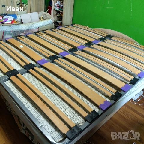 Продавам Метално легло Sleep-on/ЛУКС 180x200 с матрак Dormeo