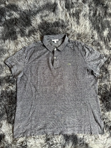 Поло Lacoste светло сива XXL , снимка 2 - Ризи - 54257850