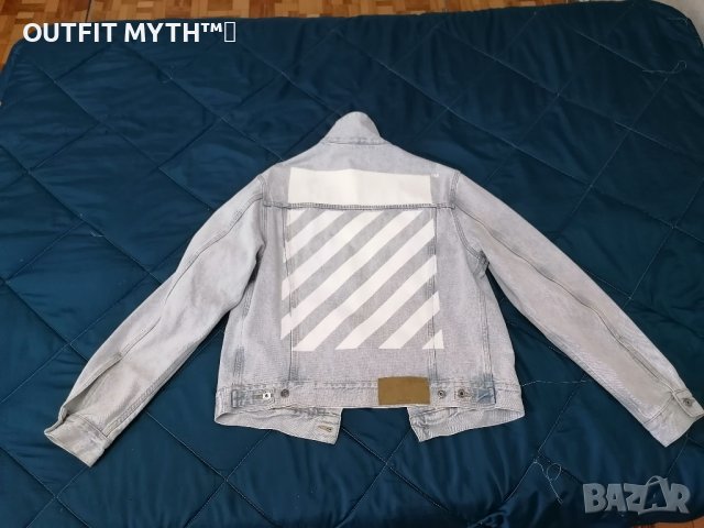 OFF-WHITE ОРИГИНАЛНО ДЪНКЕНО УНИСЕКС ЯКЕ , снимка 8 - Якета - 42749113