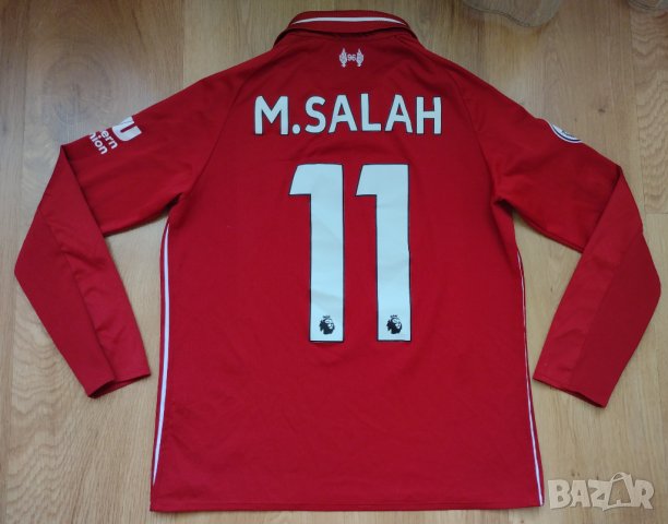 Liverpool / New Balance / #11 M. Salah / детска футболна тениска на Ливърпул, снимка 1 - Детски тениски и потници - 44356289