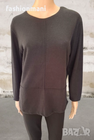 Елегантна черна блуза - код 1236