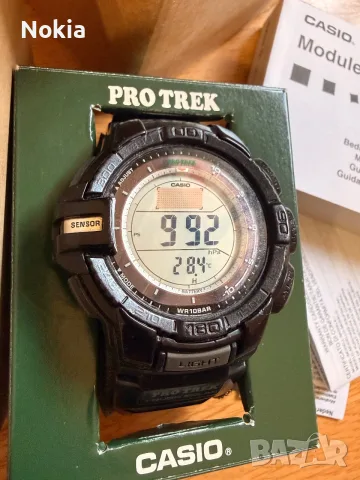 Casio Pro Trek PRG-270 (Модул 3415) – Пълен комплект, като нов!, снимка 5 - Мъжки - 56043642