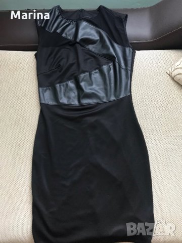 Дамска черна рокля, снимка 1 - Рокли - 29698873