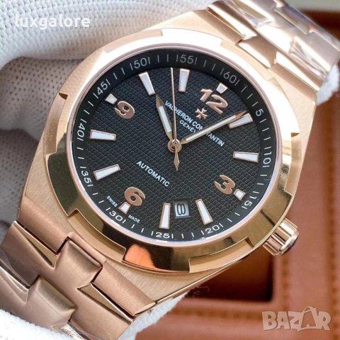 Мъжки часовник Vacheron Constantin Overseas Gold с автоматичен механизъм, снимка 2 - Мъжки - 42112939