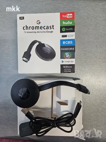 Chromecast Smart TV безжично свързване на телефон, снимка 3 - Смарт домашни устройства (Smart Home) - 56080838