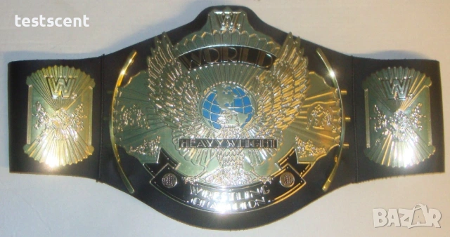 Шампионски пояс WWE Winged Eagle Championship WWF световната титла в кеча Mattel детски belt колан, снимка 5 - Други - 50214280