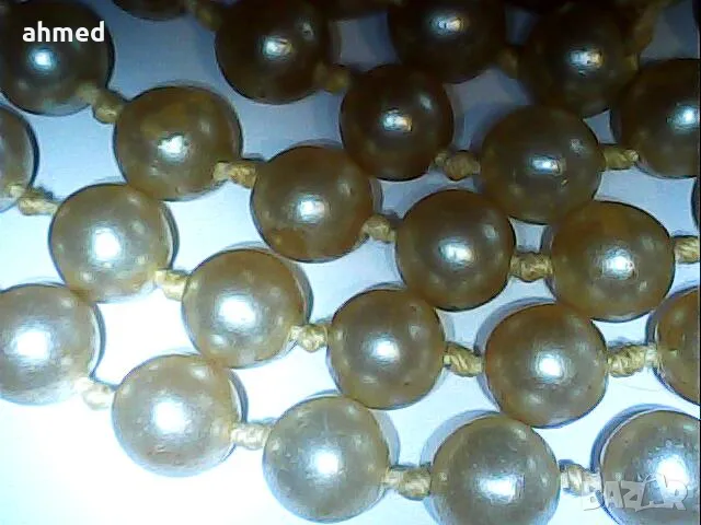 красиво старо перлно колие естествени перли, снимка 12 - Антикварни и старинни предмети - 43876522