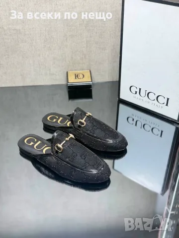 Gucci Дамски Затворени Чехли Гучи - Различни Цветове Код SEM-336, снимка 2 - Чехли - 55787727