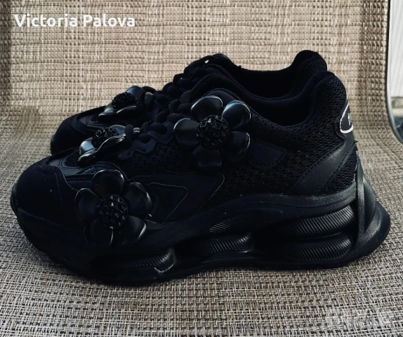 Ефектни масивни черни  маратонки , снимка 7 - Маратонки - 50509695