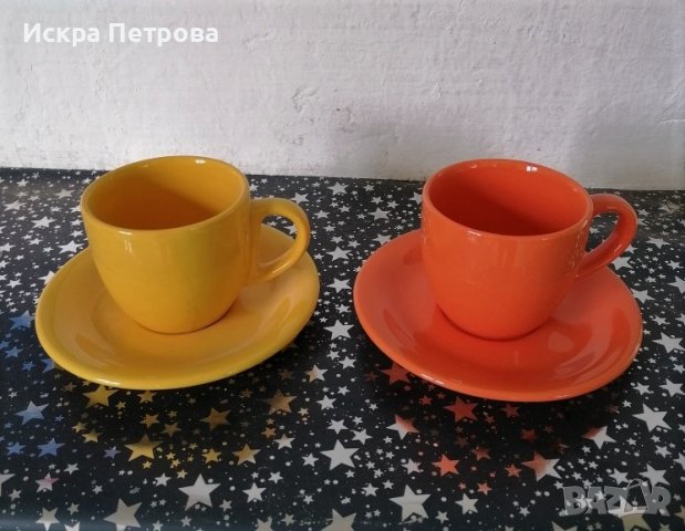 Чаши керамика за кафе, чай и капучино Румъния, снимка 2 - Сервизи - 37559293