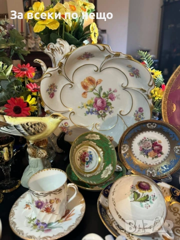 W. Germany  Circa  1964 “Jlmenau” автор и художник ръчно нарисувана купа (плато) Код P1899, снимка 2 - Декорация за дома - 53332547