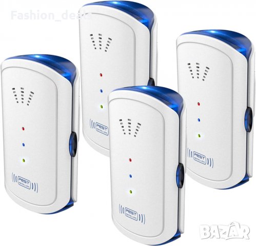 4 броя Ултразвуков уред отблъскващ вредители-комари, мишки, насекоми