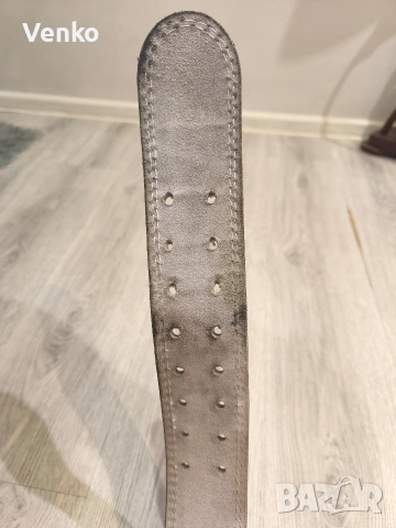 Естествен кожен колан за вдигане на тежести, снимка 7 - Спортна екипировка - 54057977