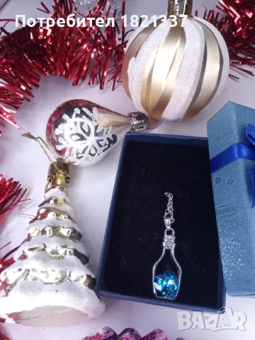 Колие с кристал , снимка 5 - Колиета, медальони, синджири - 48898583