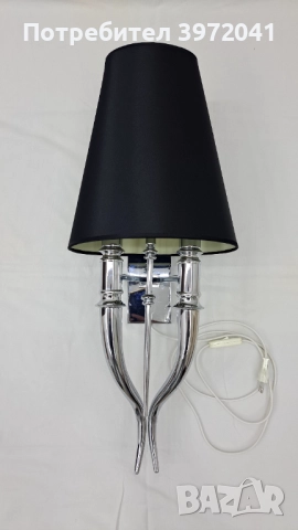 Стенен абажур / нощна лампа, снимка 4 - Лампи за стена - 52896603