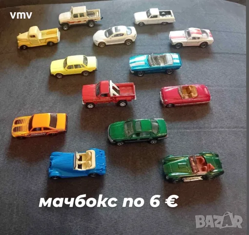 Метални колички мачбокс matchbox 