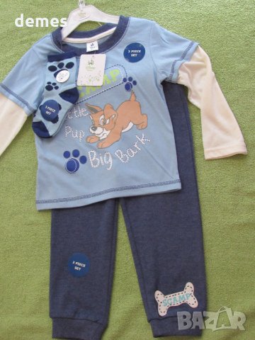Комплект за момче от 3 части Disny,нов, за 1 1/2- 2 години., снимка 2 - Детски комплекти - 29874102