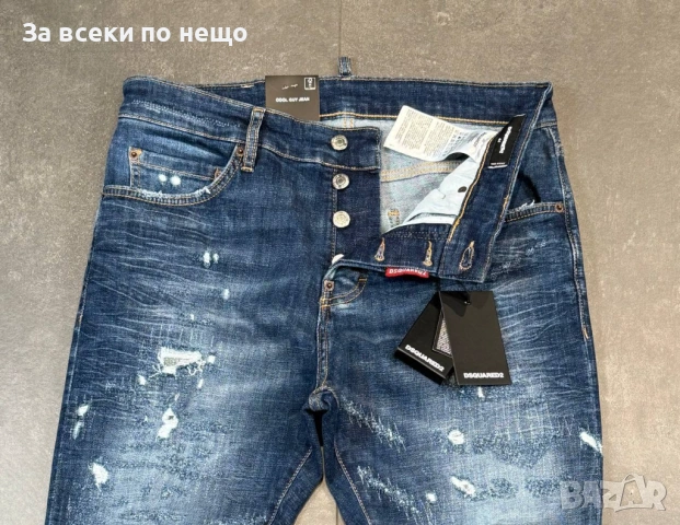 DSQUARED2 Сини Мъжки Дънки Код Mens P.228, снимка 2 - Дънки - 53922194