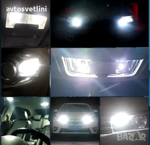 Висококачествени LED лампи T10 W5W Canbus 3014 24SMD, снимка 6 - Аксесоари и консумативи - 48045324