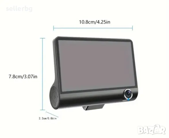 Видеорегистратор HD DVR и с камера за задно виждане , снимка 12 - HD камери - 48767052