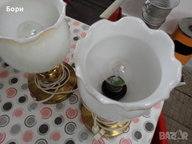 Стари нощни/настолни лампи, снимка 3 - Настолни лампи - 38166293