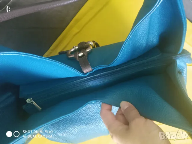 Италианска чанта естесвена кожа Vera pelle., снимка 10 - Чанти - 48562052