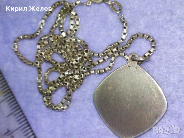 ЗОДИЯ СКОРПИОН СРЕБЪРЕН МЕДАЛЬОН СРЕБРО 925 FB със СТАРИННА СРЕБЪРНА ВЕРИЖКА СРЕБРО 835 ПРОБА 40572, снимка 10 - Колиета, медальони, синджири - 42929476