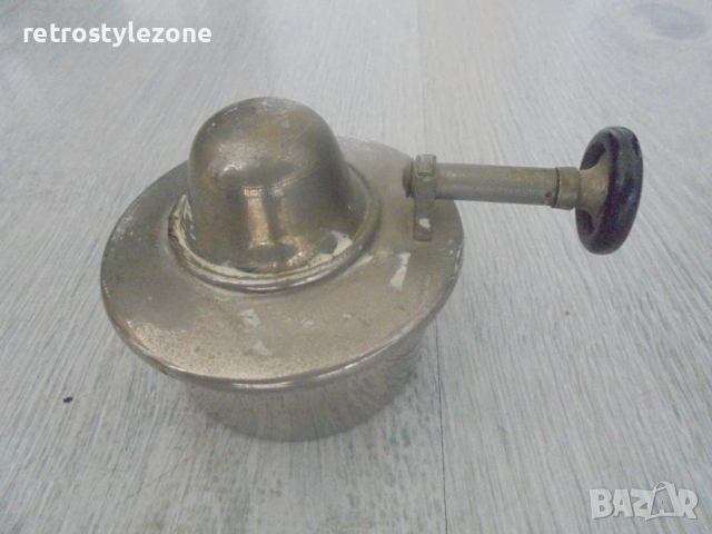 № 8477 Стара спиртна лампа – метална, винтидж / ретро 