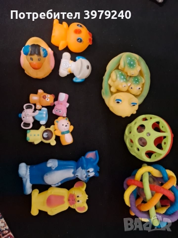 Сет гумени играчки 