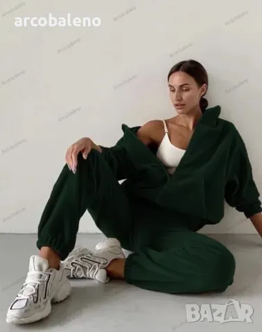Дамски моден спортен комплект от две части за свободното време, 5цвята , снимка 14 - Комплекти - 47261072