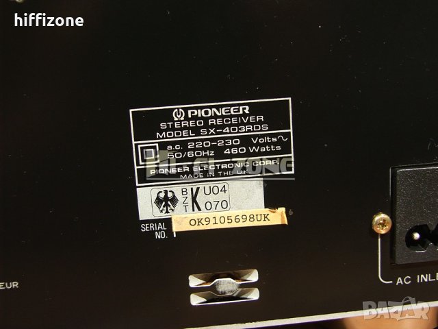 РЕСИВЪР  Pioneer sx-403rds , снимка 9 - Ресийвъри, усилватели, смесителни пултове - 42622232