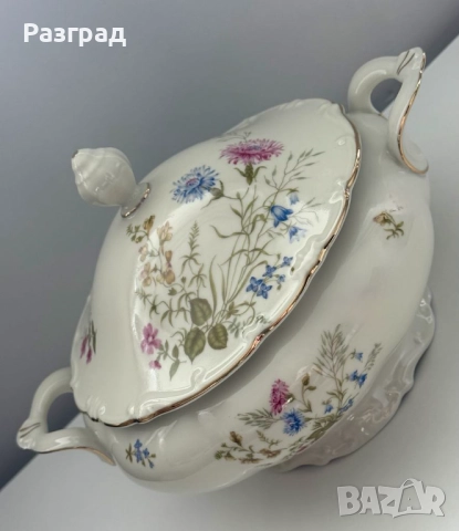 Съд за сервиране / терин / супник, снимка 4 - Прибори за хранене, готвене и сервиране - 51615643