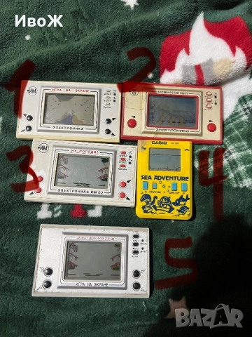 Стари руски електронни игри и др