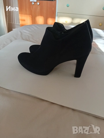 Черни дамски боти Paul green н.40 естествена кожа , снимка 2 - Дамски боти - 53071419