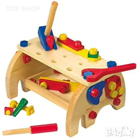 Дървен комплект инструменти и аксесоари Legler "Elephant" , снимка 2 - Конструктори - 48505105