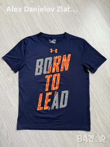 Детска / Мъжка спортна тениска Under Armour HeatGear (Размер YLG / 12-14г. / XS)