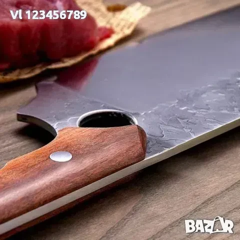 Месарски сатър CUTLER - 516 GR, 155x310/калъф, снимка 3 - Ножове - 50852087