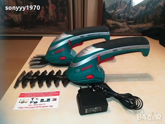 bosch li-ion 2бр внос швеицария, снимка 3 - Градинска техника - 29921124