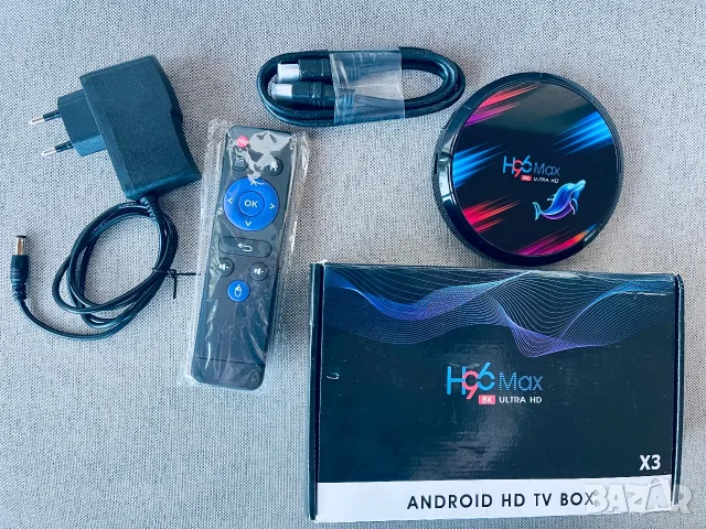Настроен с 10000 безплатни ТВ и Кино канала Android TV BOX H96 MAX X3 8K, ANDROID 14.0/4GB RAM, 32GB, снимка 11 - Приемници и антени - 56023162