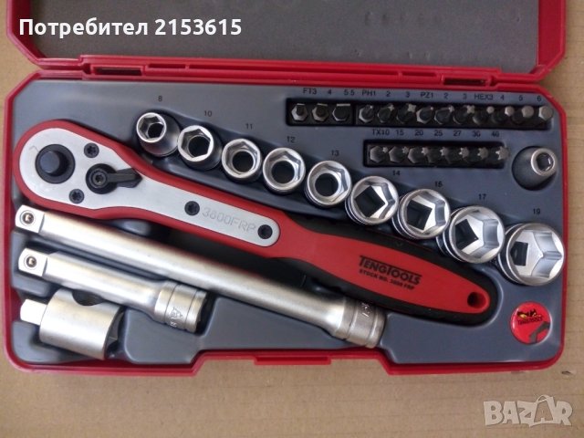 teng tools тенг гидория 3/8 34 части камъни комплект хром ванадий, снимка 2 - Куфари с инструменти - 42289343