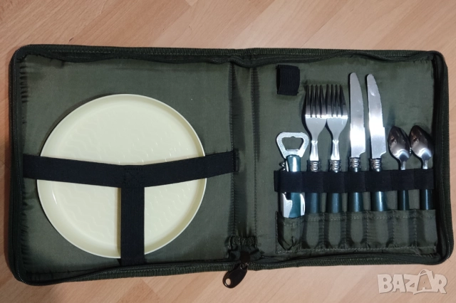 Комплект за хранене NGT за пикник, къмпинг, риболов, туризъм., снимка 2 - Ножове - 52953257