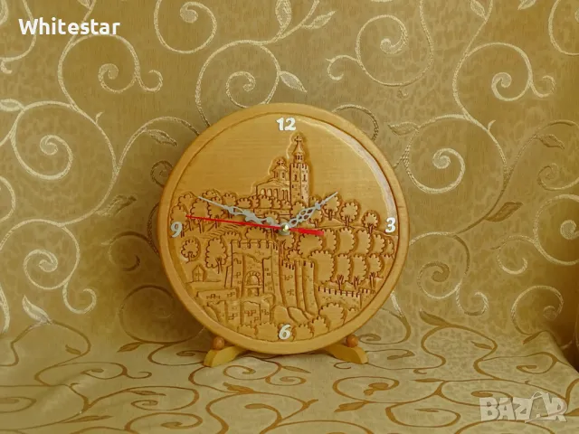 Дърворезбовани авторски часовници, снимка 4 - Декорация за дома - 47559742