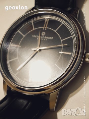 FREDERIC Graff "Macalou" black dial womens swiss quartz movt wrist watch, снимка 1 - Дамски - 40605785