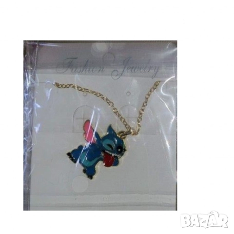 Детско колие  с метална висулка Stitch, снимка 3 - Други - 52098533