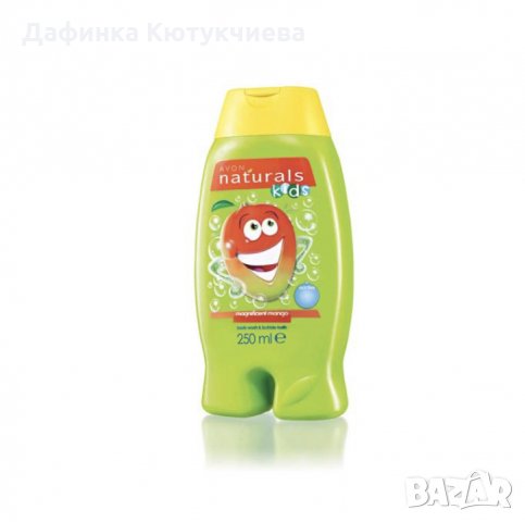 Душ гел и пяна за вана с манго, снимка 1 - Козметика за деца - 29338271