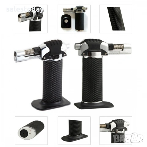 Газова горелка с пиезо запалване , снимка 3 - Прибори за хранене, готвене и сервиране - 27735797