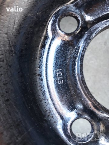 4БР ЖЕЛЕЗНИ5/110/16 ОПЕЛ, снимка 7 - Гуми и джанти - 34549900