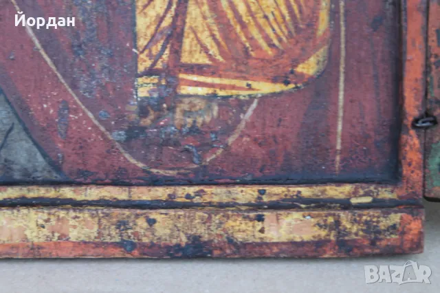 Домашна Българска икона триптих , снимка 13 - Икони - 50071461